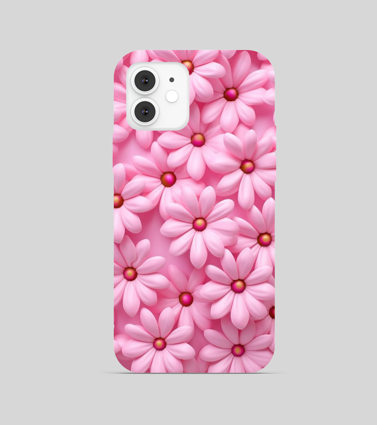 Multi Pink Bellis Perennis Flower Phone Cover