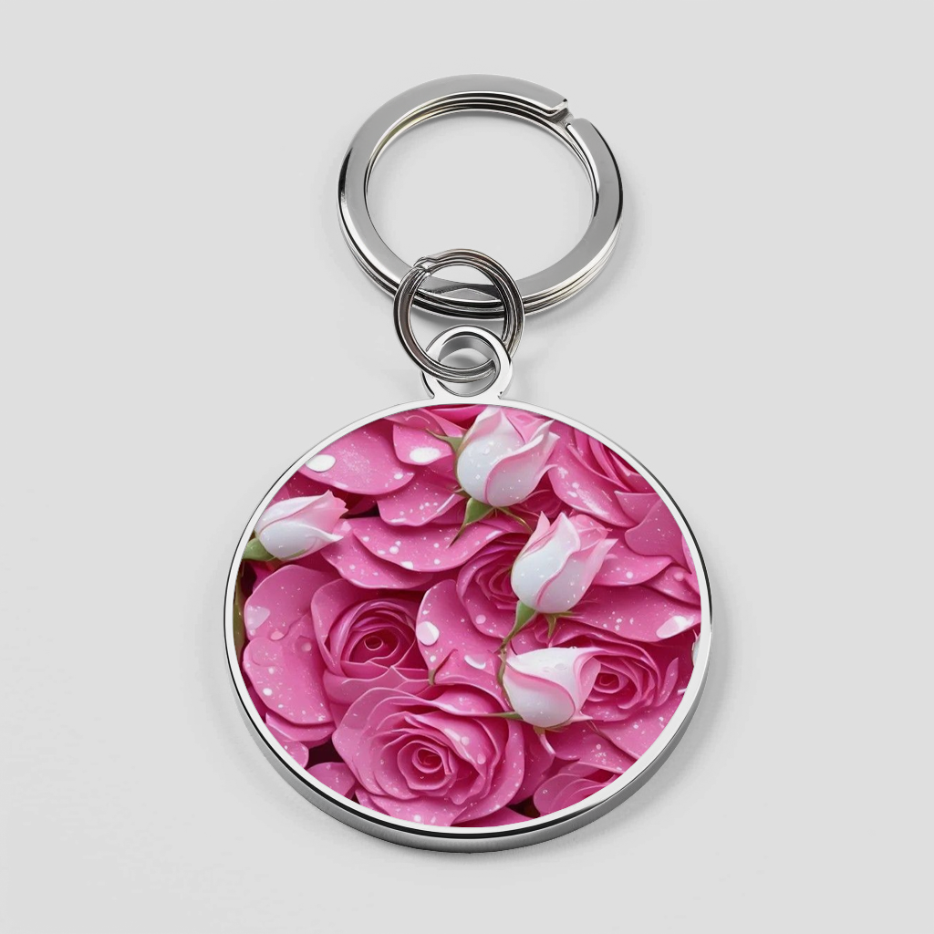 Multi Pink Rose Flower Beautiful Glossy Silicone Mobile Case