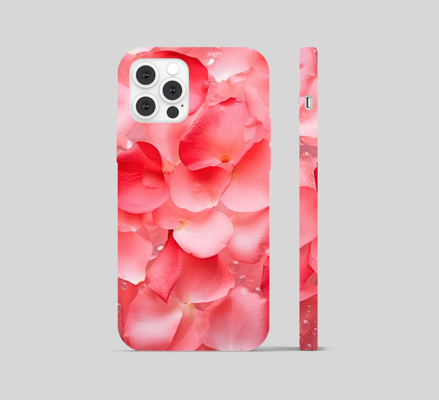Multi Camellia Pink Leaf Phone Cover
