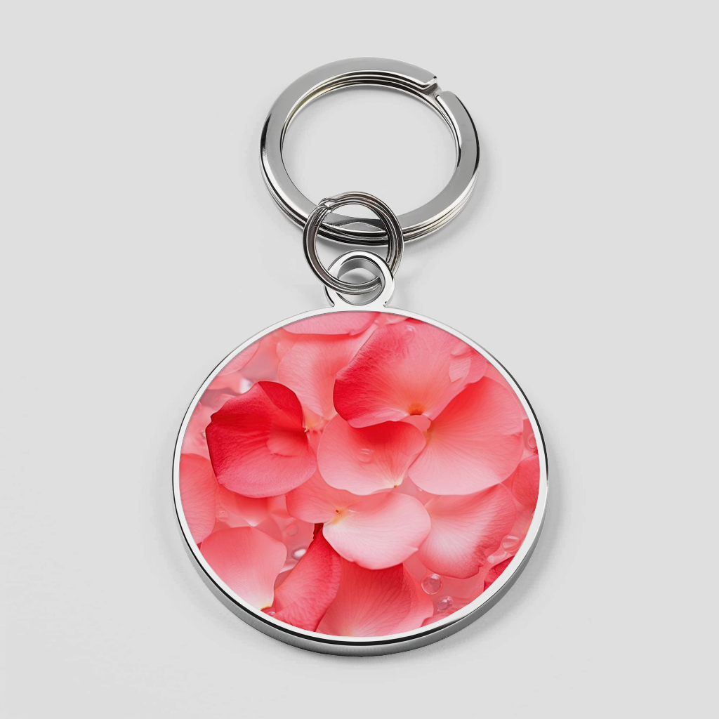 Multi Pink Rose Leaf Glossy Silicone Mobile Case