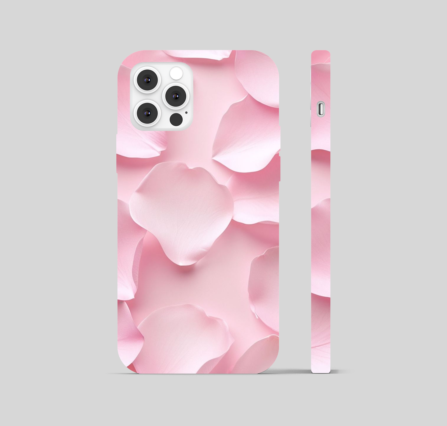 Multi Camellia Light Pink Leaf Phone Cover