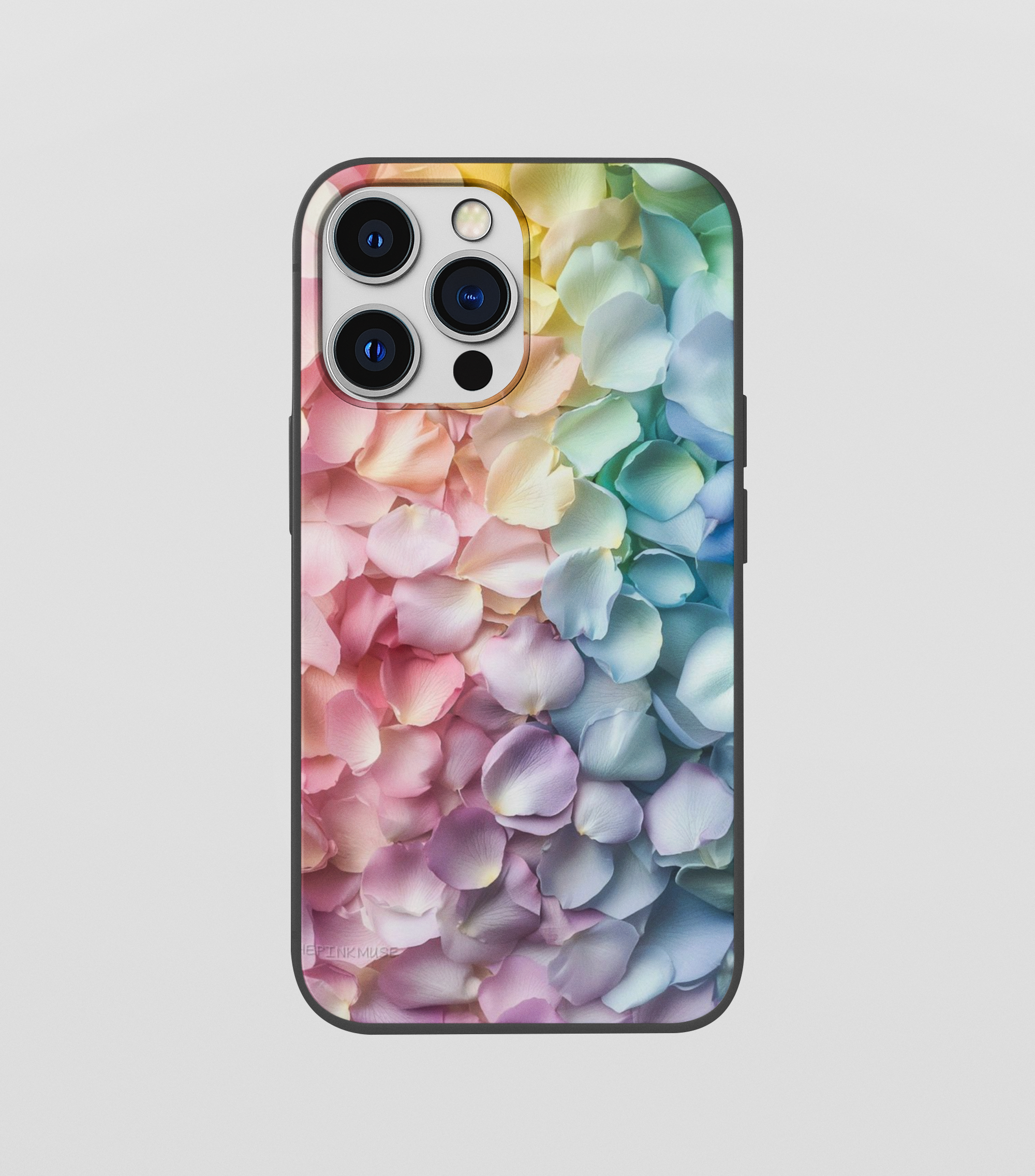 Multi Color Flower Leaf Glossy Silicone Mobile Case