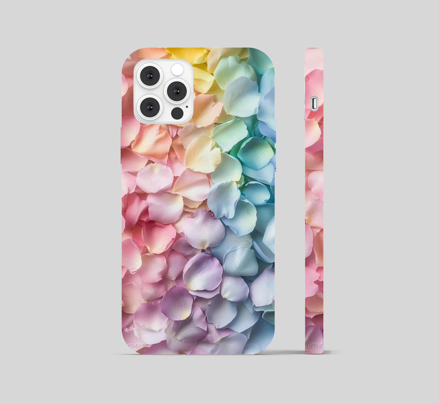 Multi Colour Hydrangea Macrophylla Leaf Phone Cover