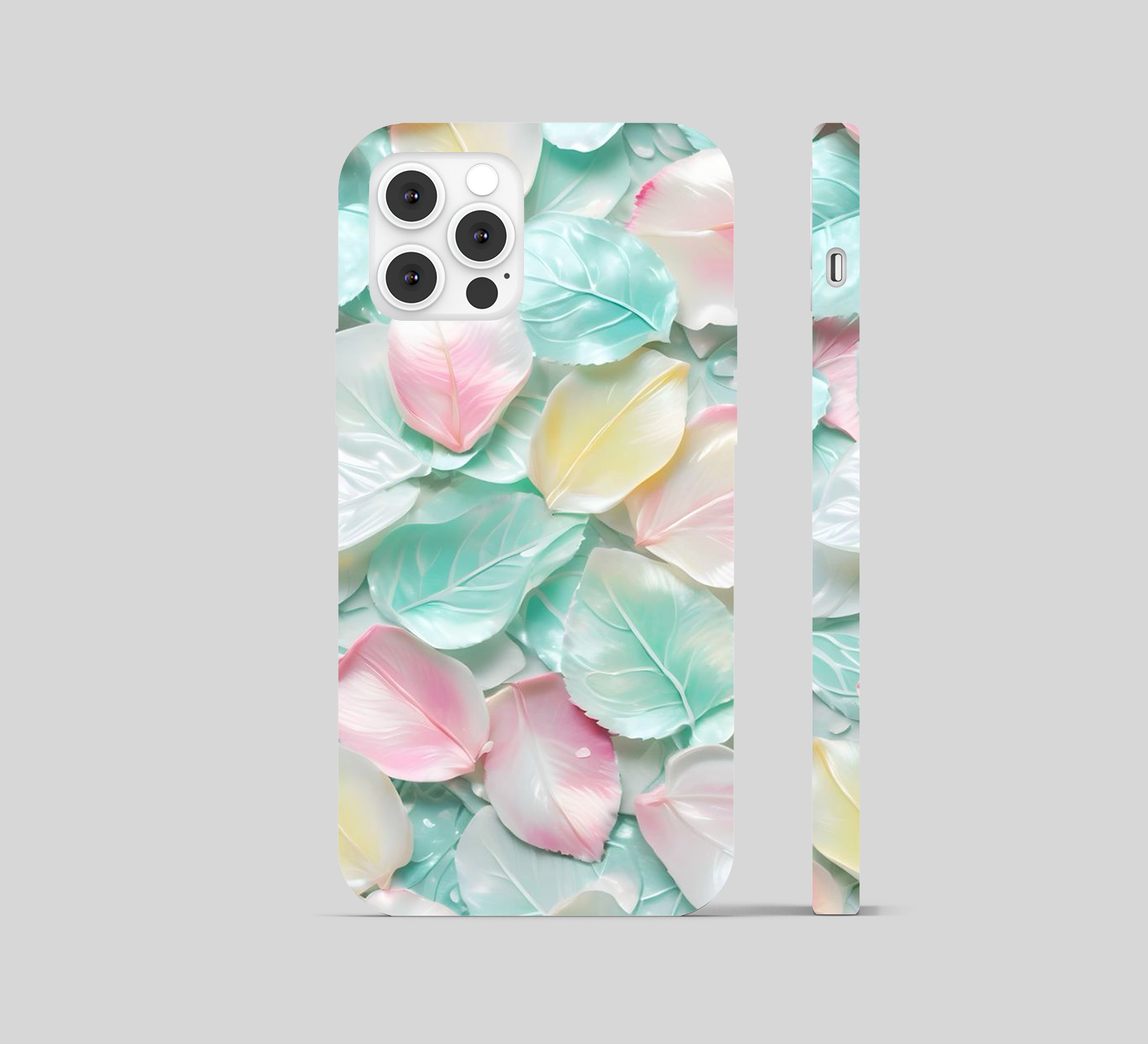 Multi Colour Tulip Leaf Phone Cover