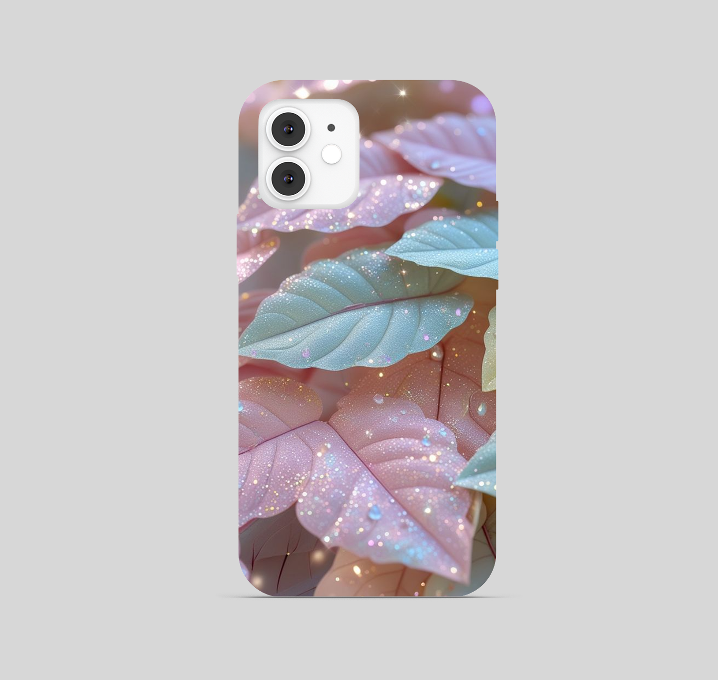 Multi Colour Glow Big Leaf Phone Cover