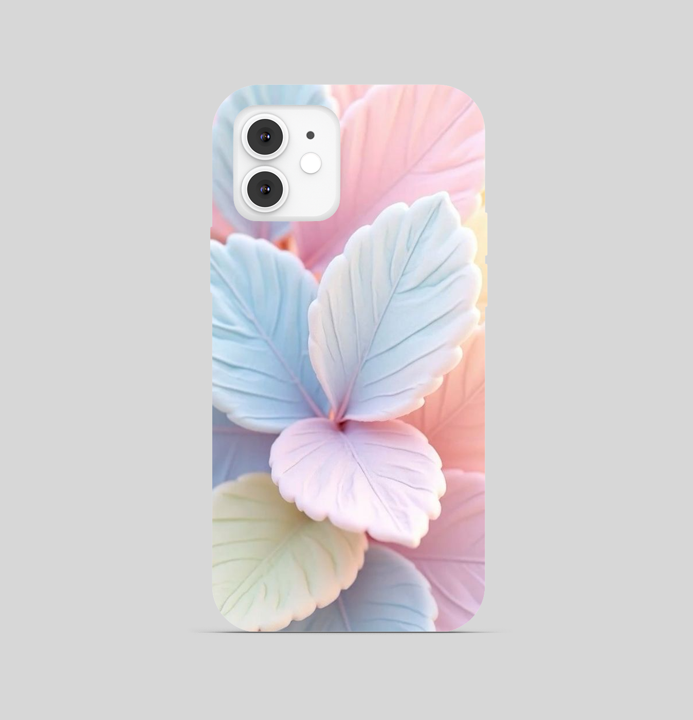 Multi Pastel Colored Petals Leaf Phone Cover