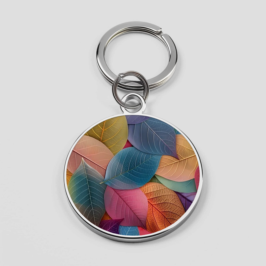 Multi Colour Leaf Glossy Silicone Mobile Case