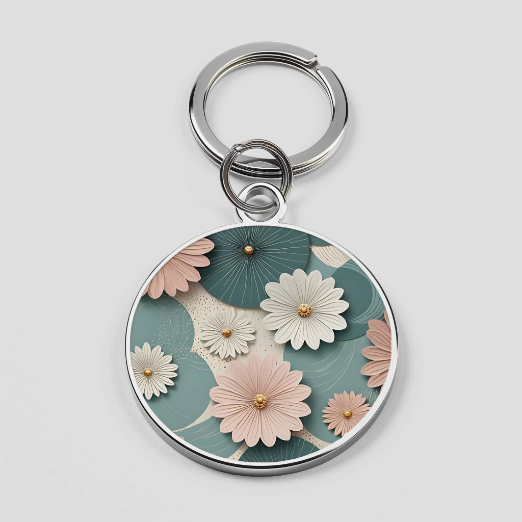 Multi Colored Flowers and Leaf Green Theme Phone Cover