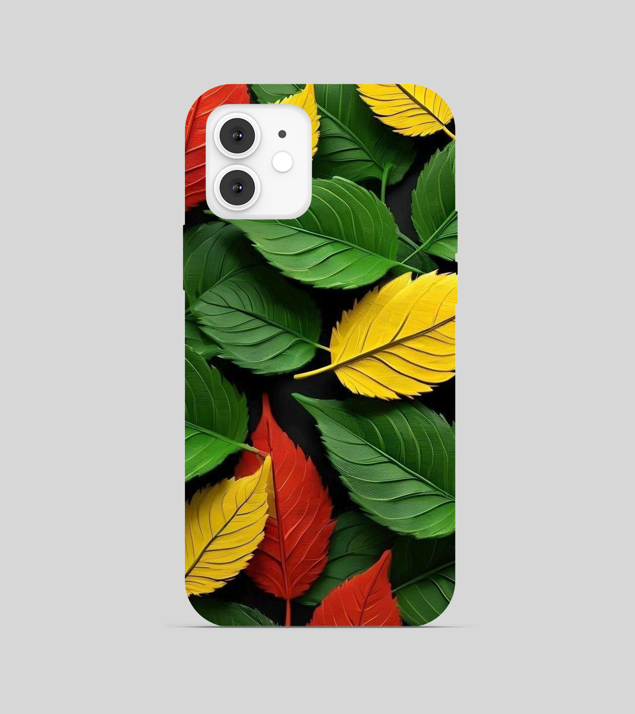 Multicolour Green Yellow Leaf  Phone Cover