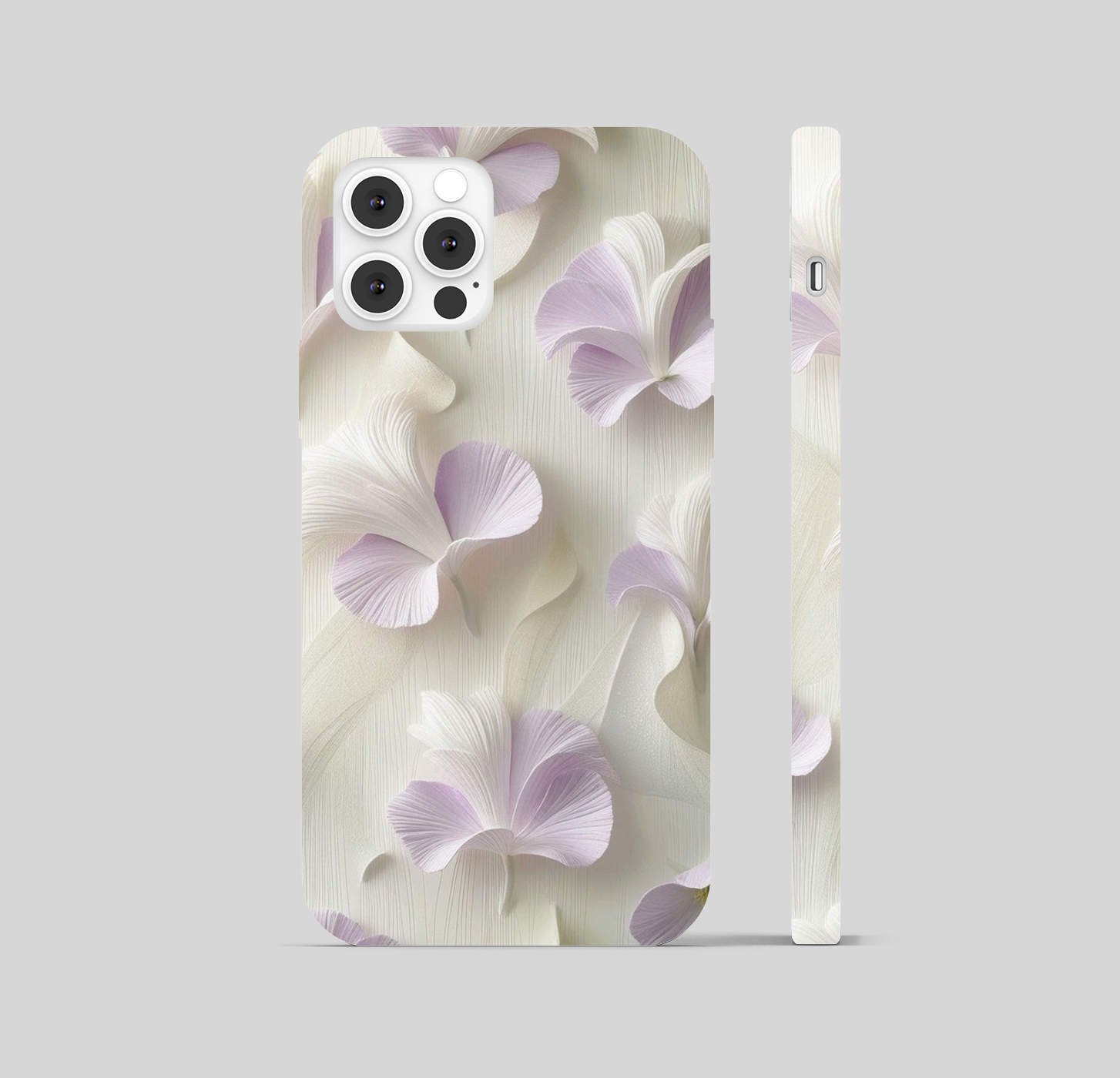 Multi Flower Light Colored Theme Phone Cover