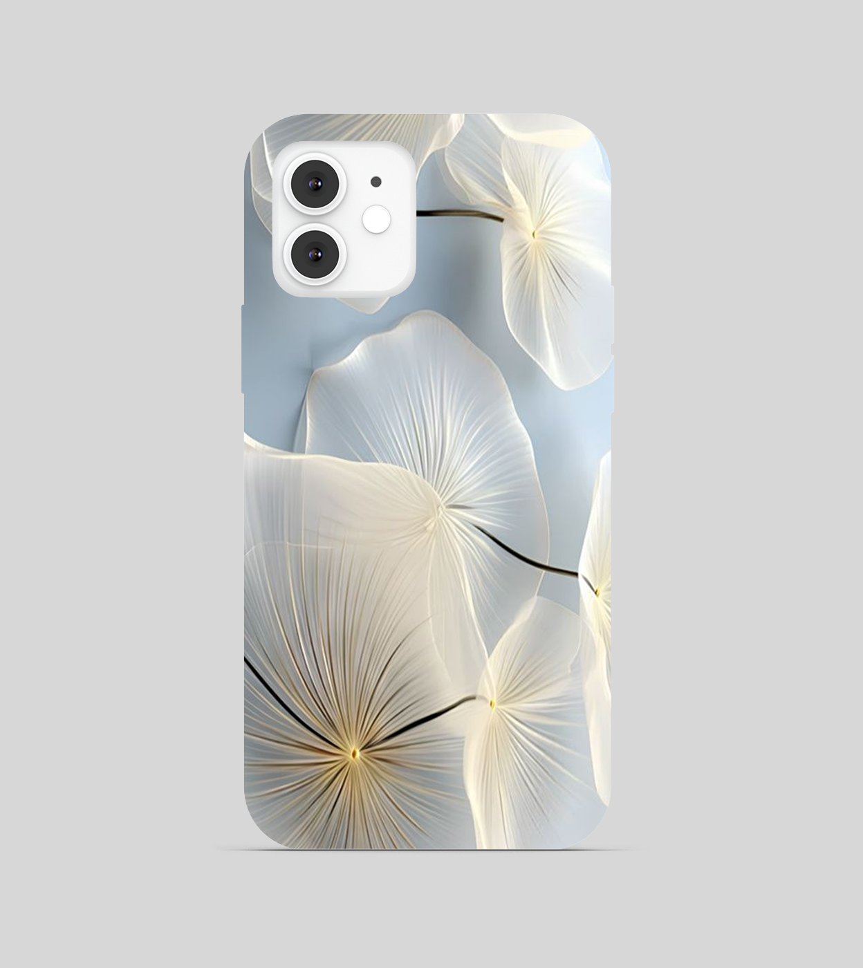 Multi Semi Abstract Depiction of Flower Theme Phone Cover
