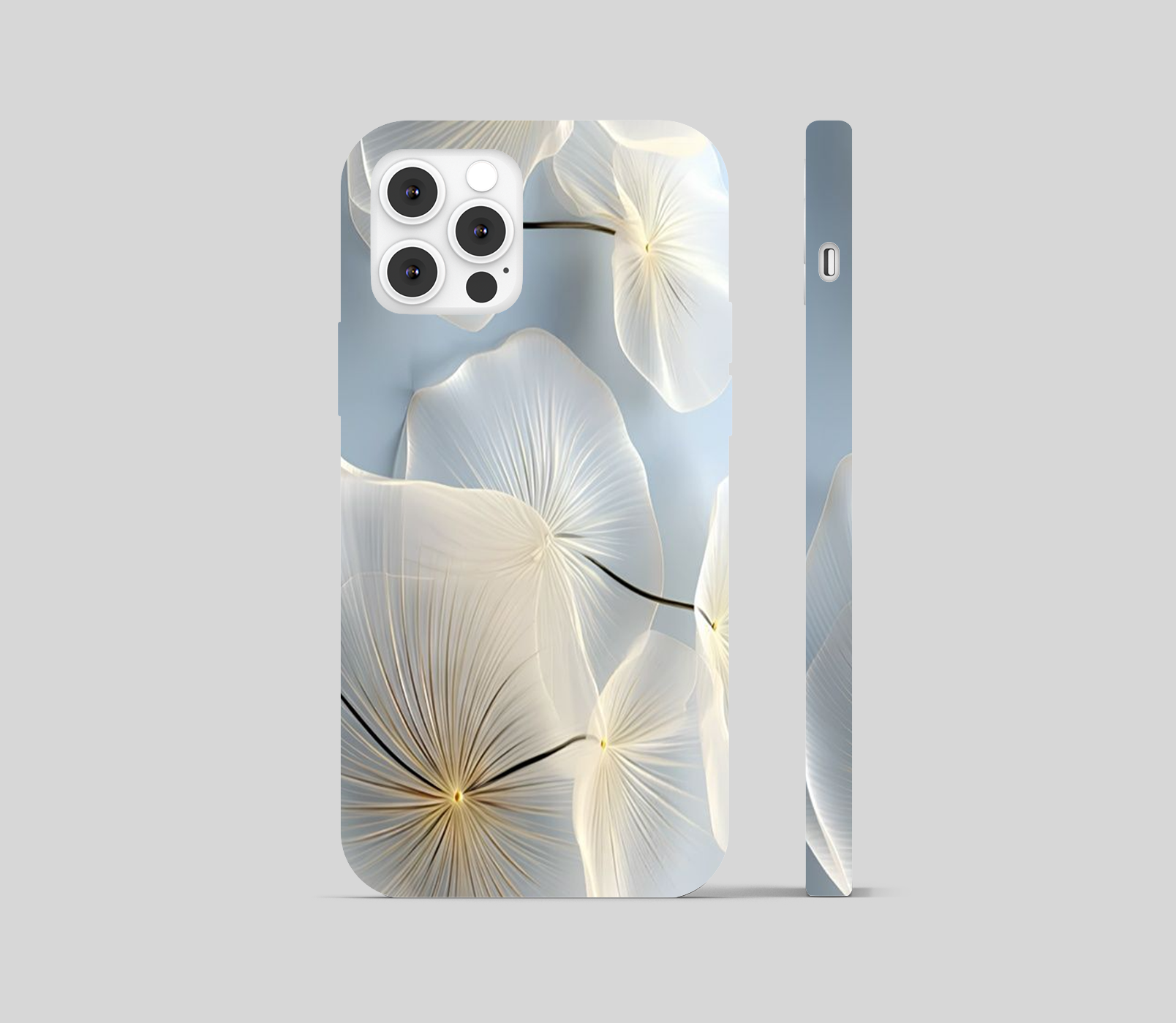 Multi Semi Abstract Depiction of Flower Theme Phone Cover