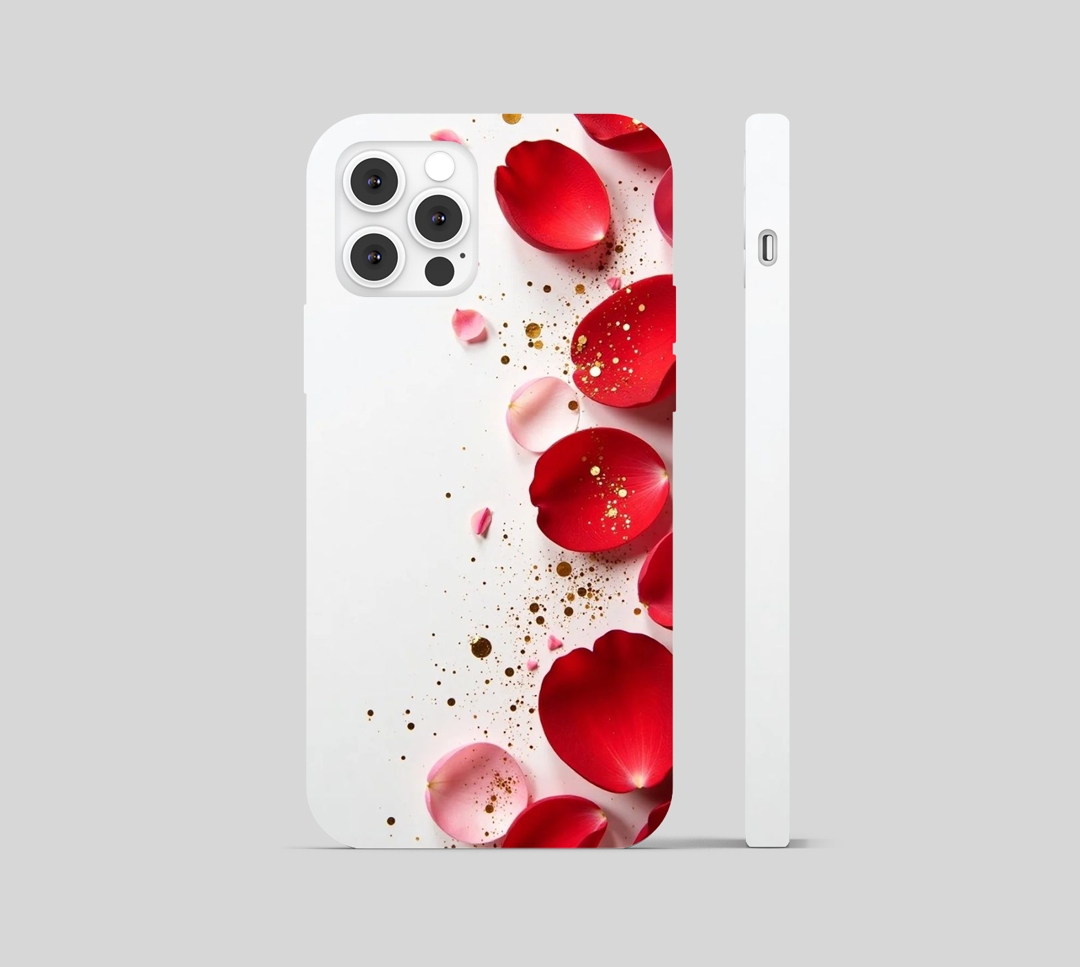 Multi Red Rose With White Background Phone Cover