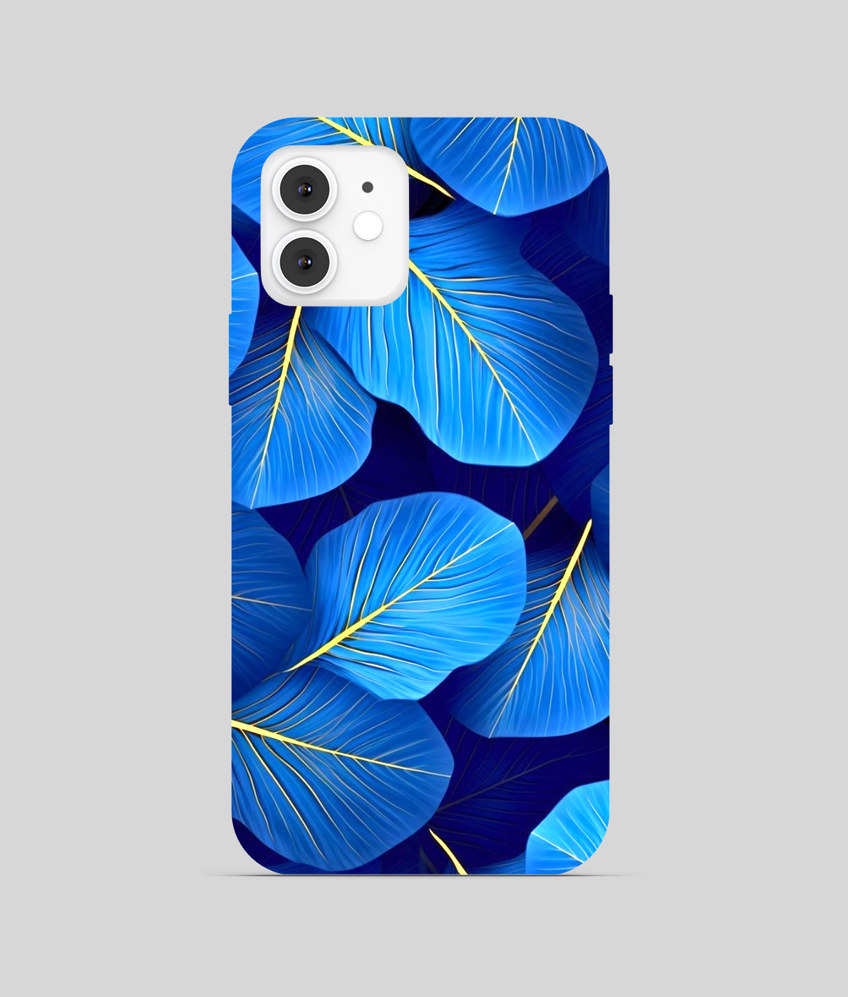 Multi Blue Leaf Phone Cover