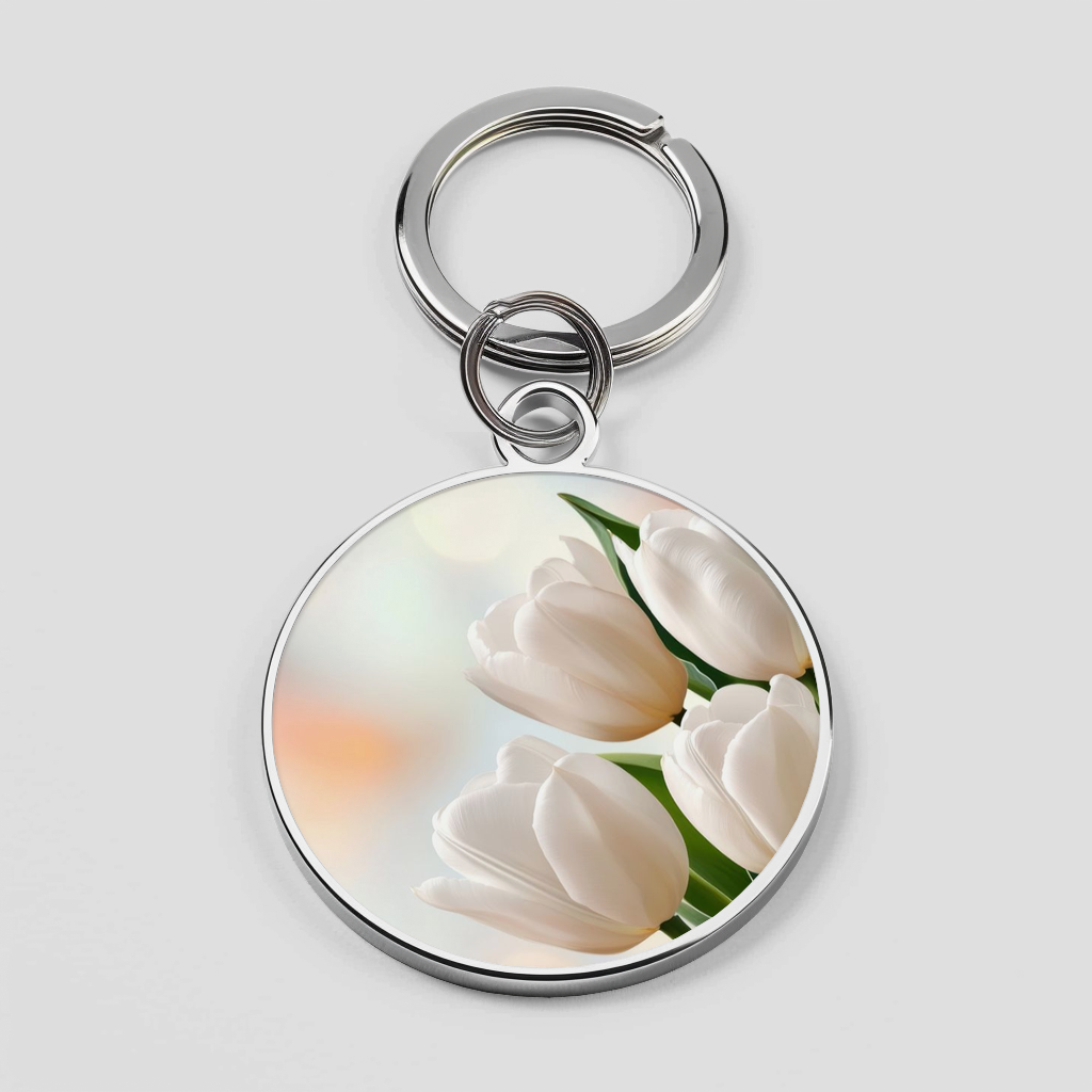 Multi Garden Tulip White Beautiful Theme Phone Cover