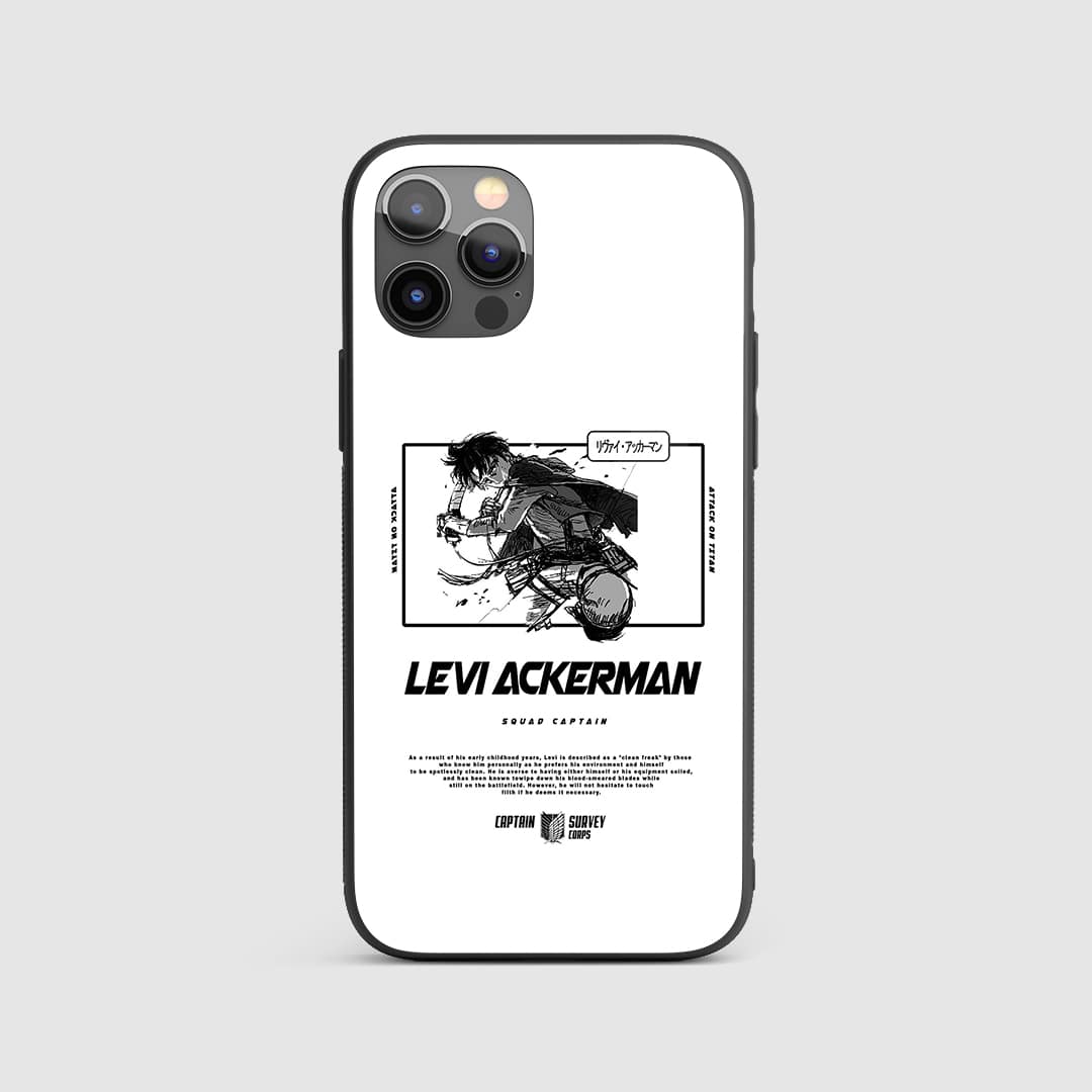 Levi Ackerman Action Silicone Armored Phone Case