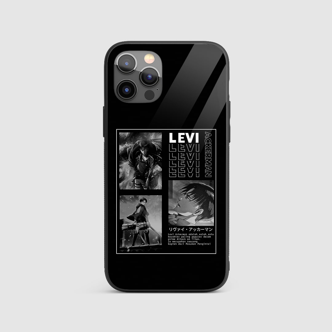 Levi Black & White Silicone Armored Phone Case