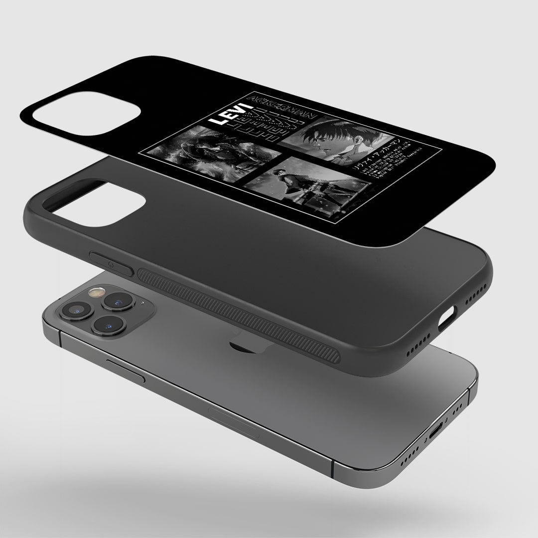 Levi Black & White Silicone Armored Phone Case