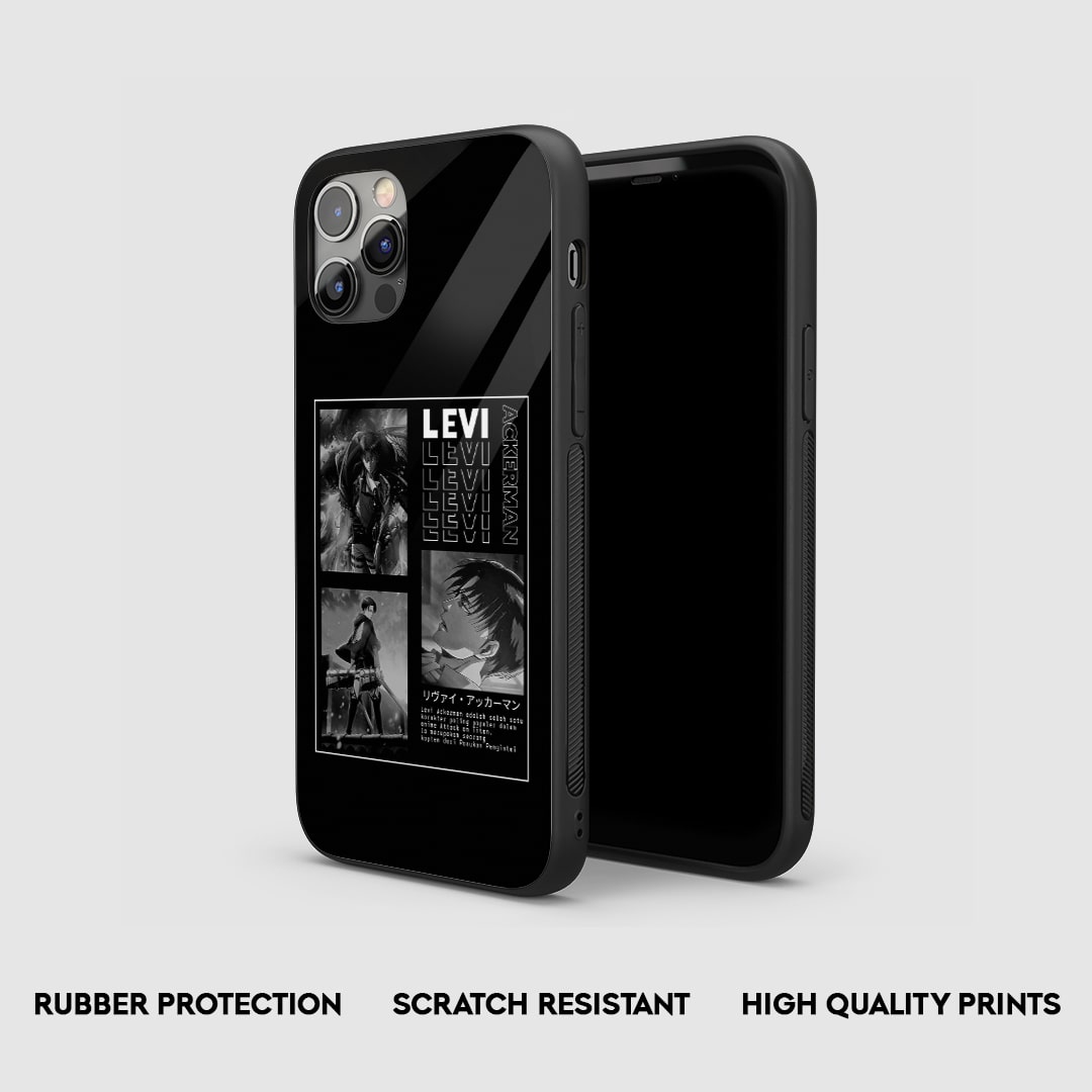 Levi Black & White Silicone Armored Phone Case