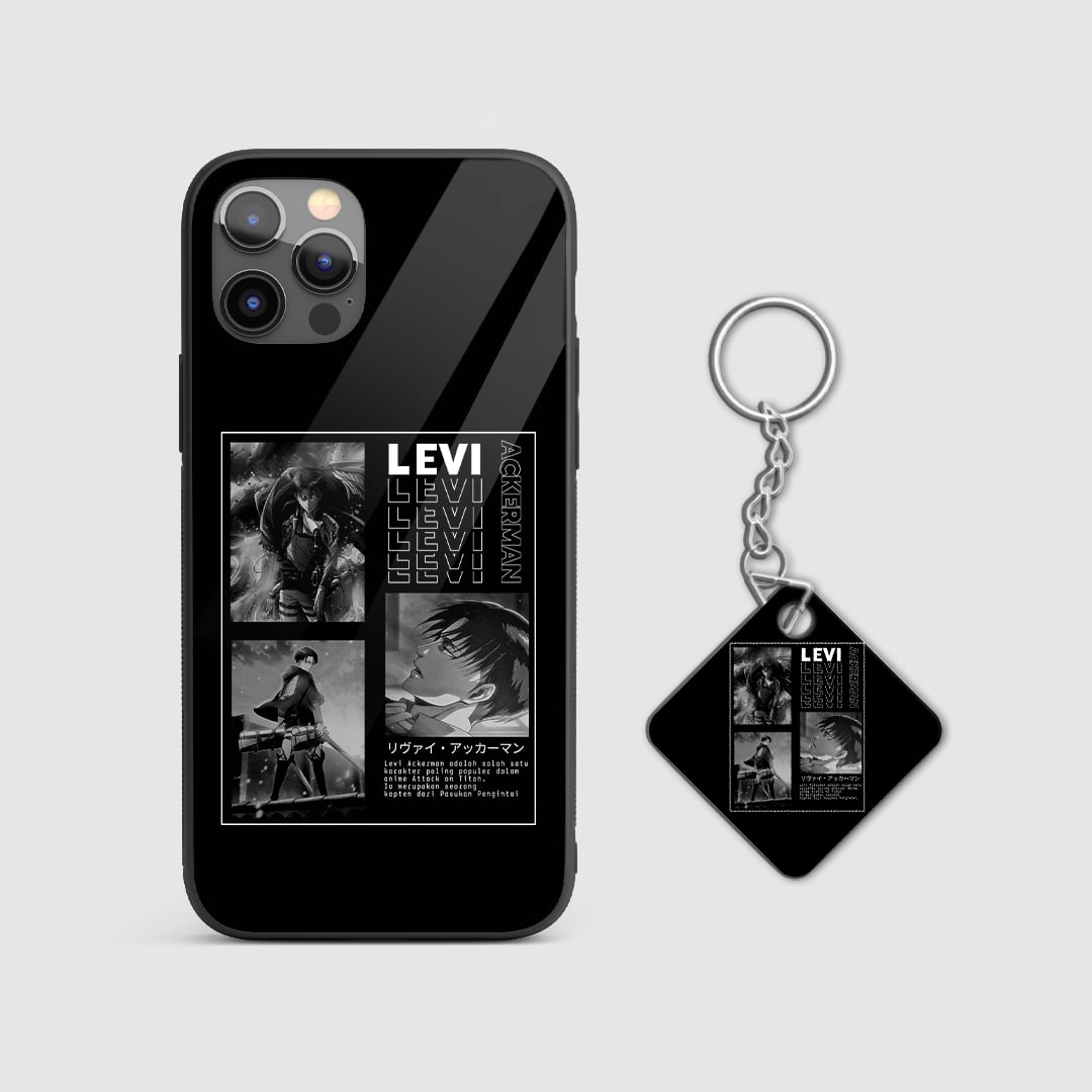 Levi Black & White Silicone Armored Phone Case