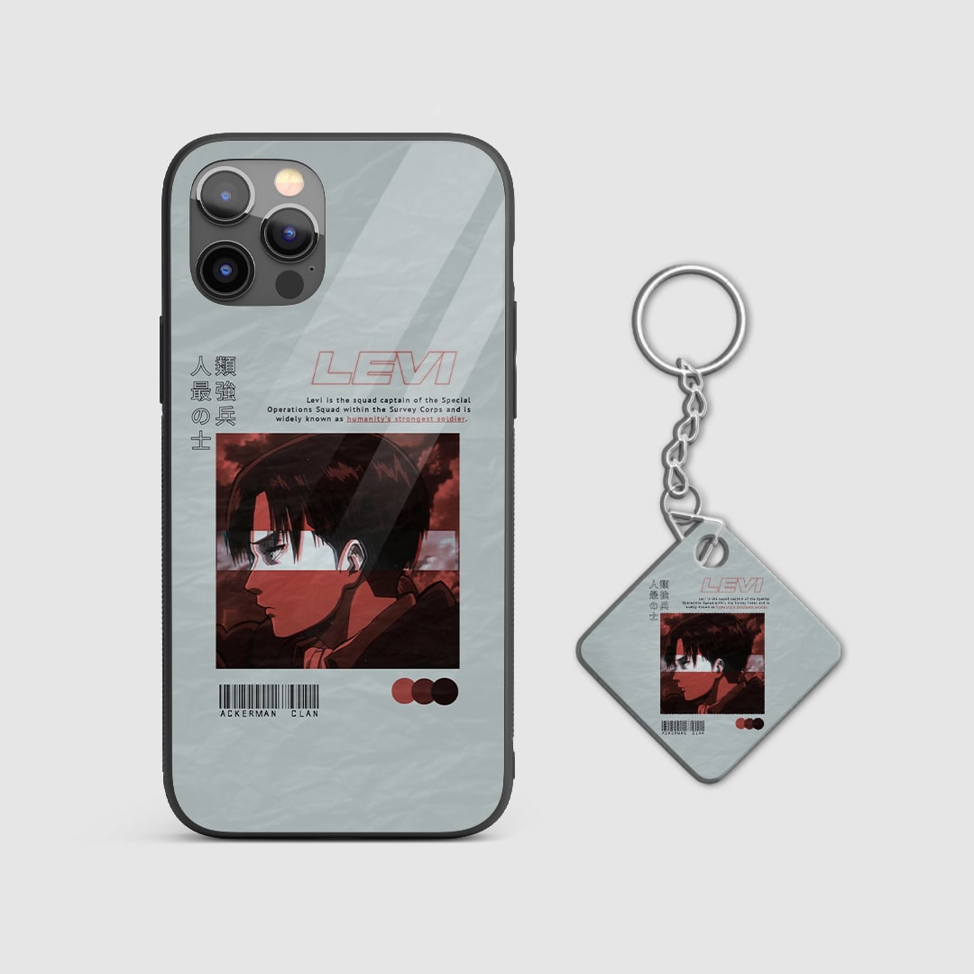 Levi Ackerman Clan Silicone Armored Phone Case