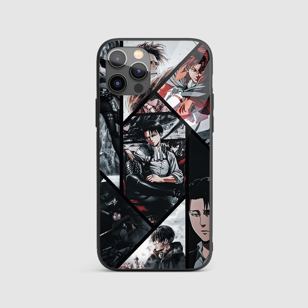 Levi Ackerman Collage Silicone Armored Phone Case