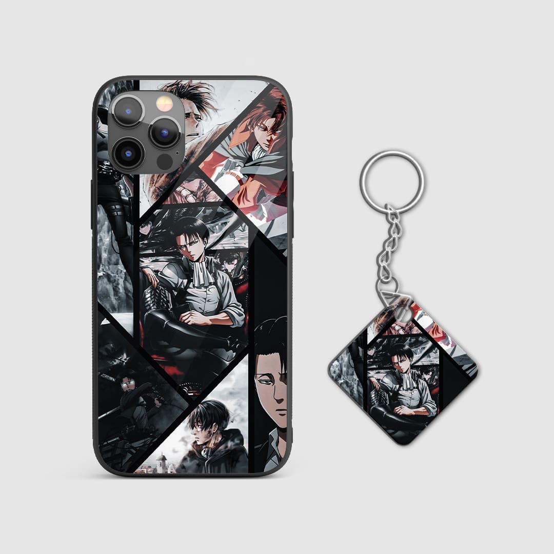 Levi Ackerman Collage Silicone Armored Phone Case