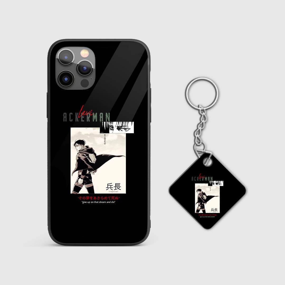 Levi Ackerman Graphic Silicone Armored Phone Case