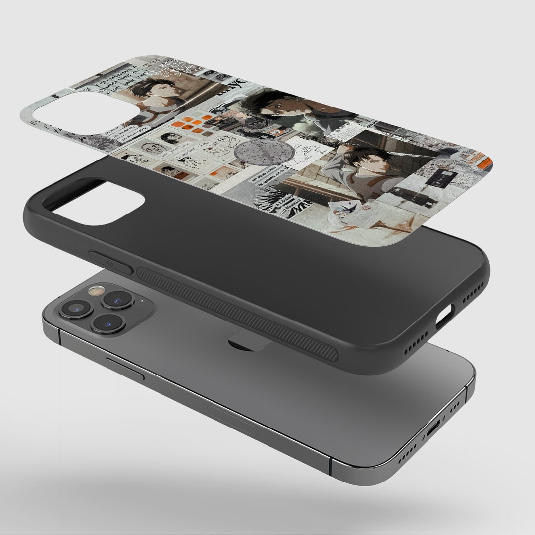 Levi Ackerman Retro Silicone Armored Phone Case