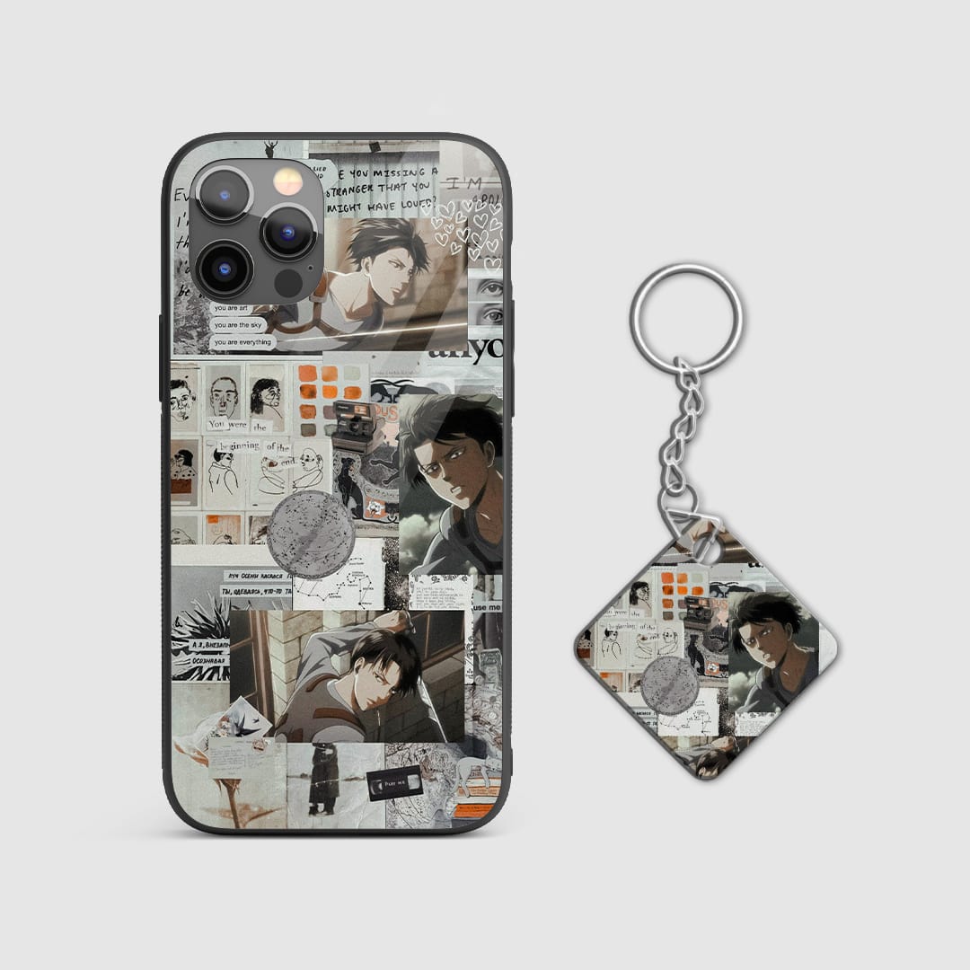 Levi Ackerman Retro Silicone Armored Phone Case