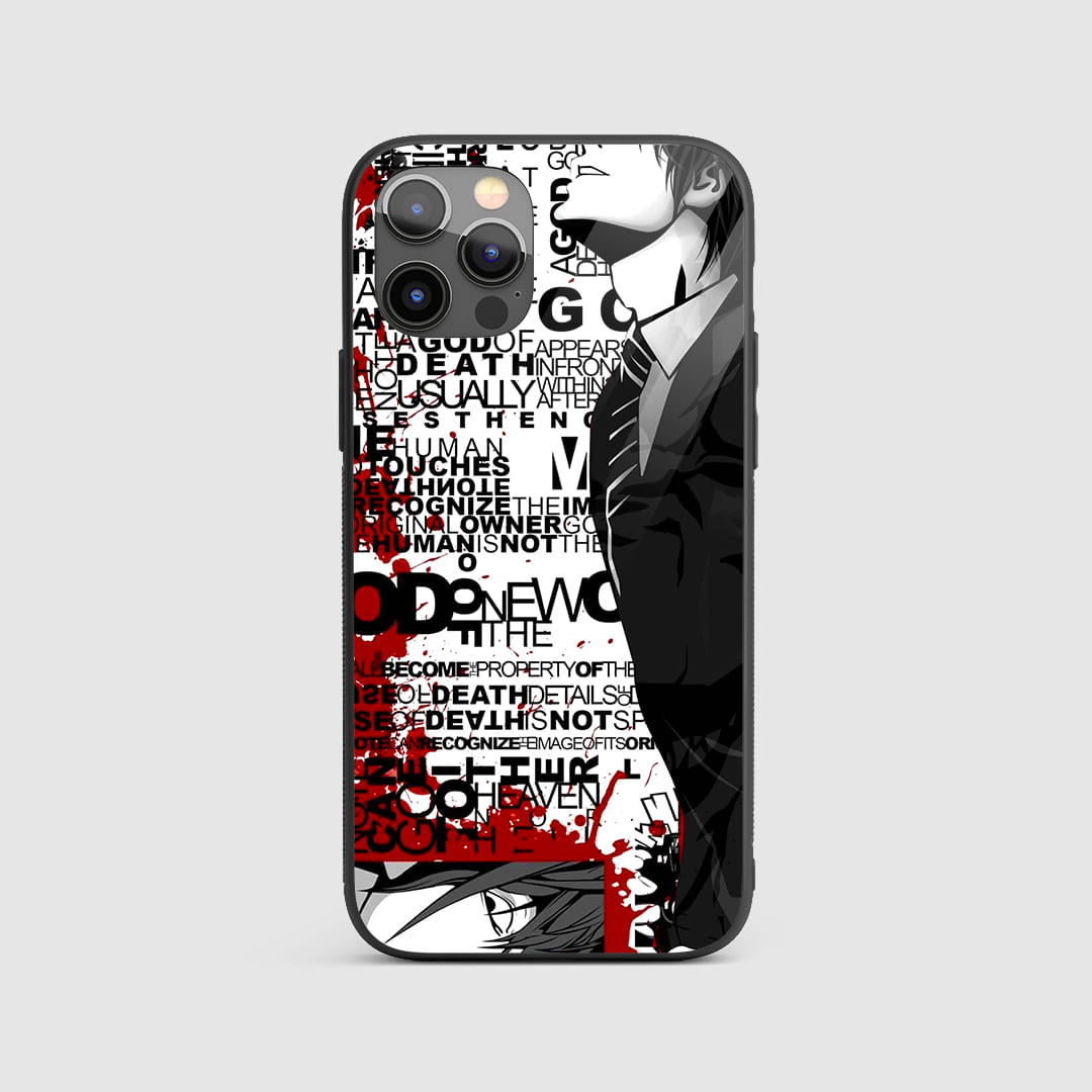 Light Yagami Blood Silicone Armored Phone Case