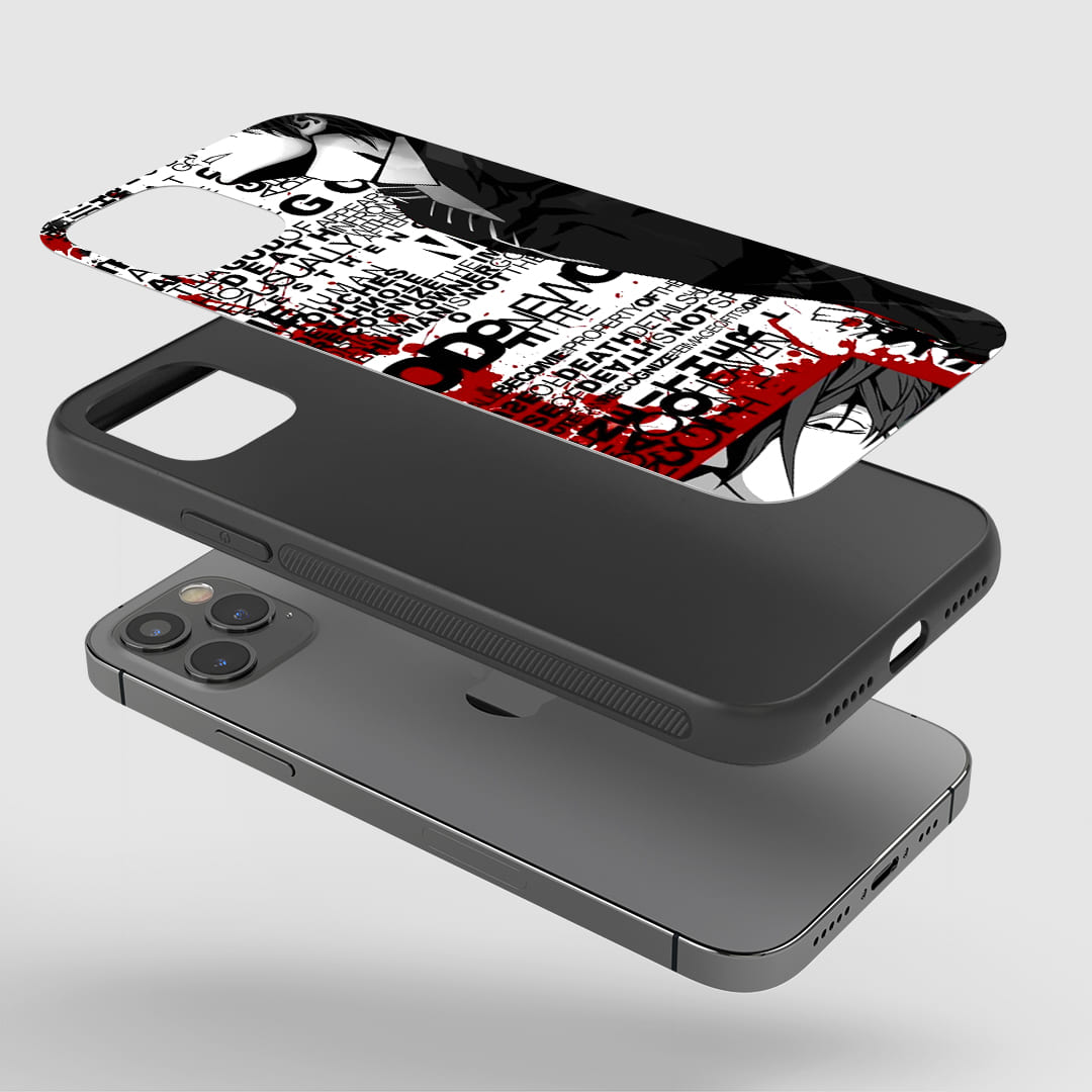 Light Yagami Blood Silicone Armored Phone Case