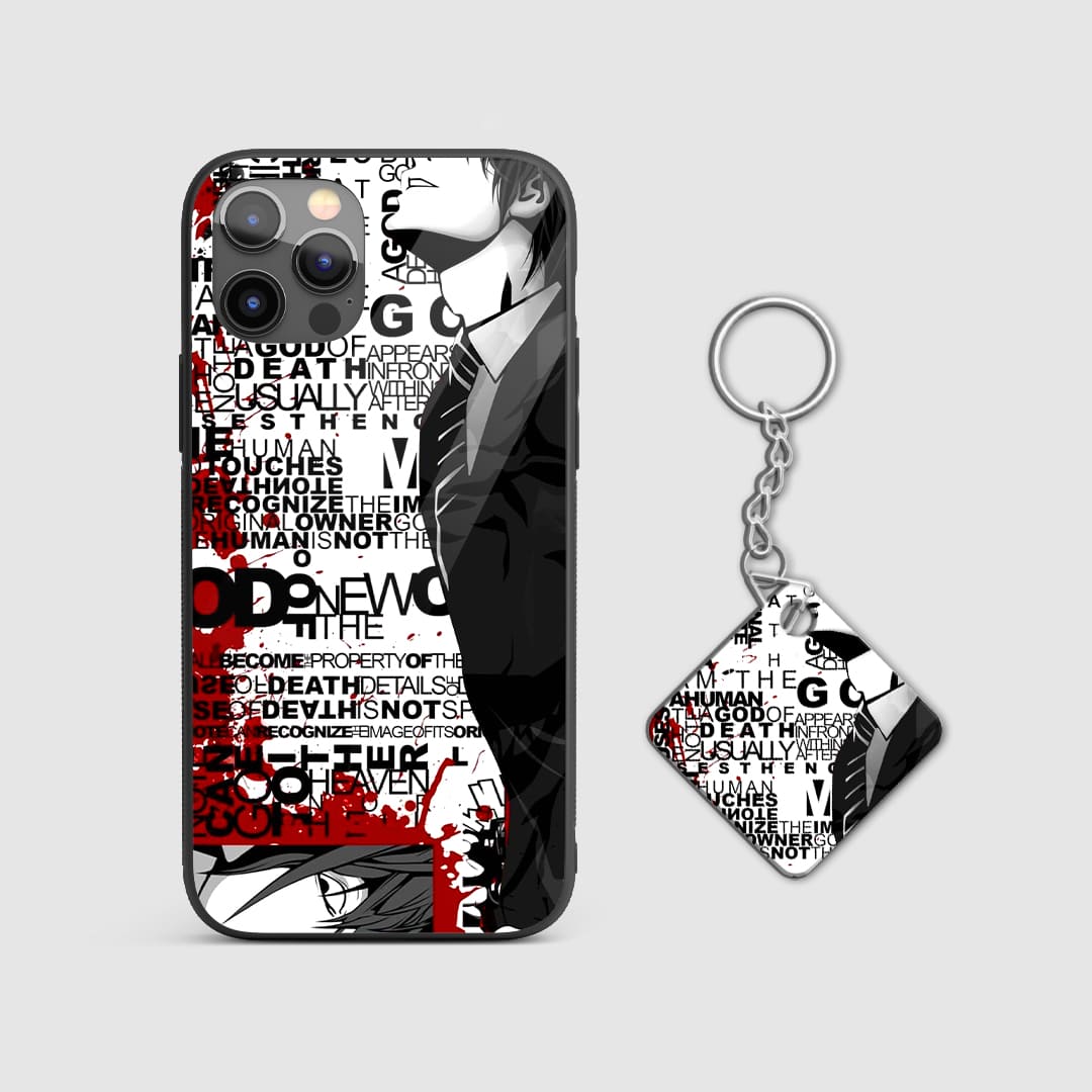 Light Yagami Blood Silicone Armored Phone Case