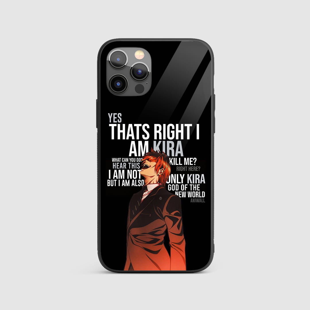 Light Yagami God Kira Silicone Armored Phone Case