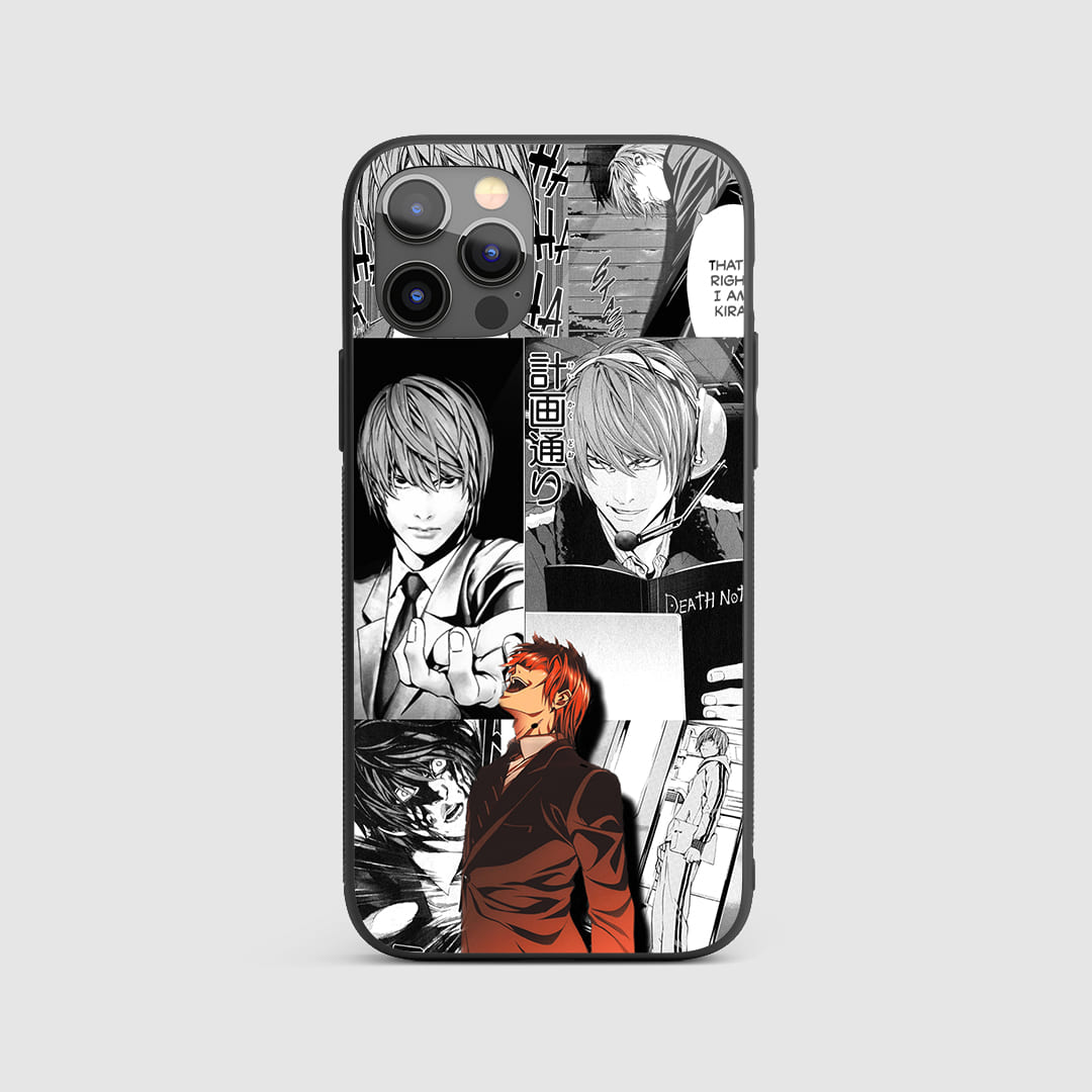 Light Yagami Manga Silicone Armored Phone Case