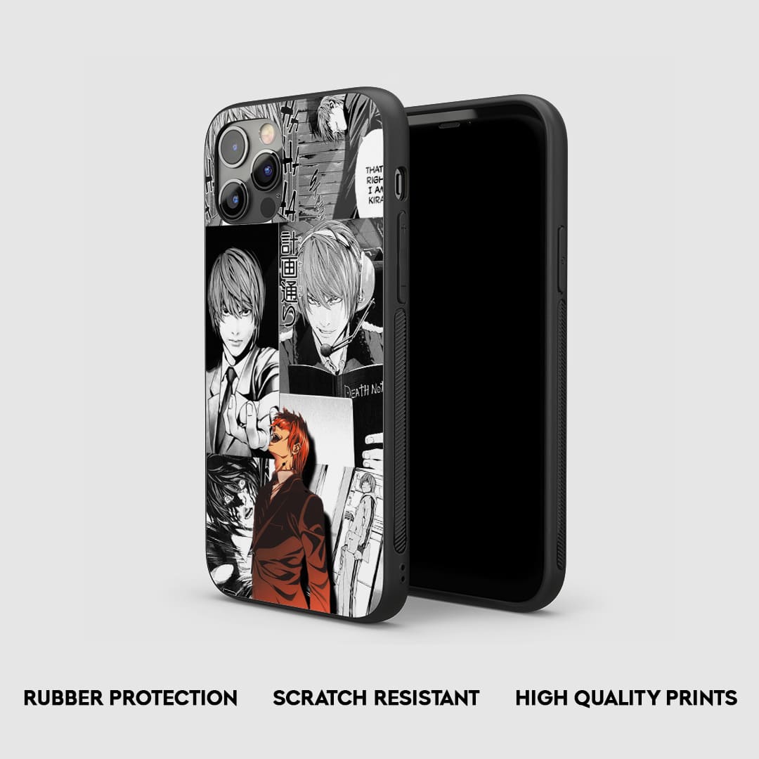 Light Yagami Manga Silicone Armored Phone Case