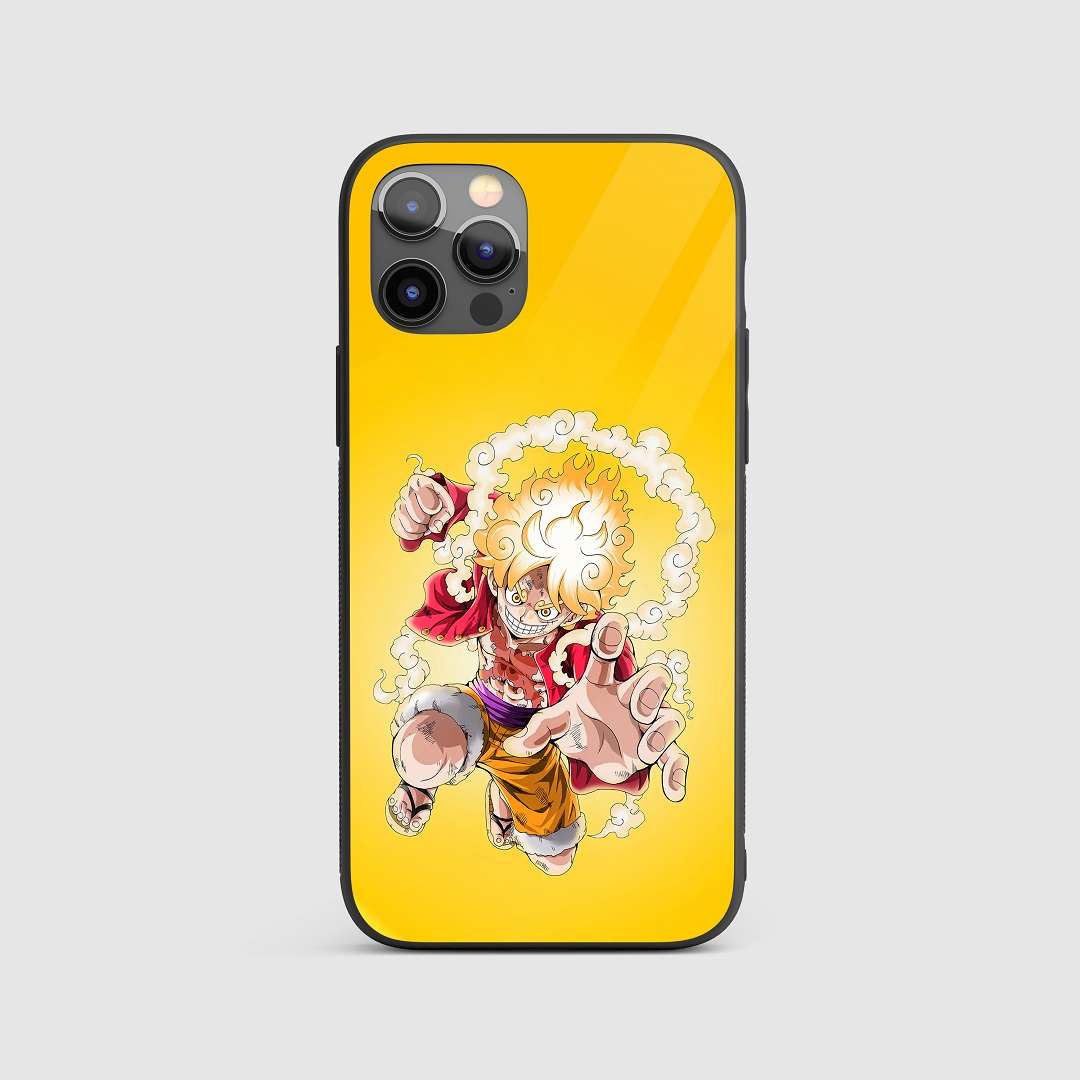 Luffy Yellow Silicone Armored Phone Case