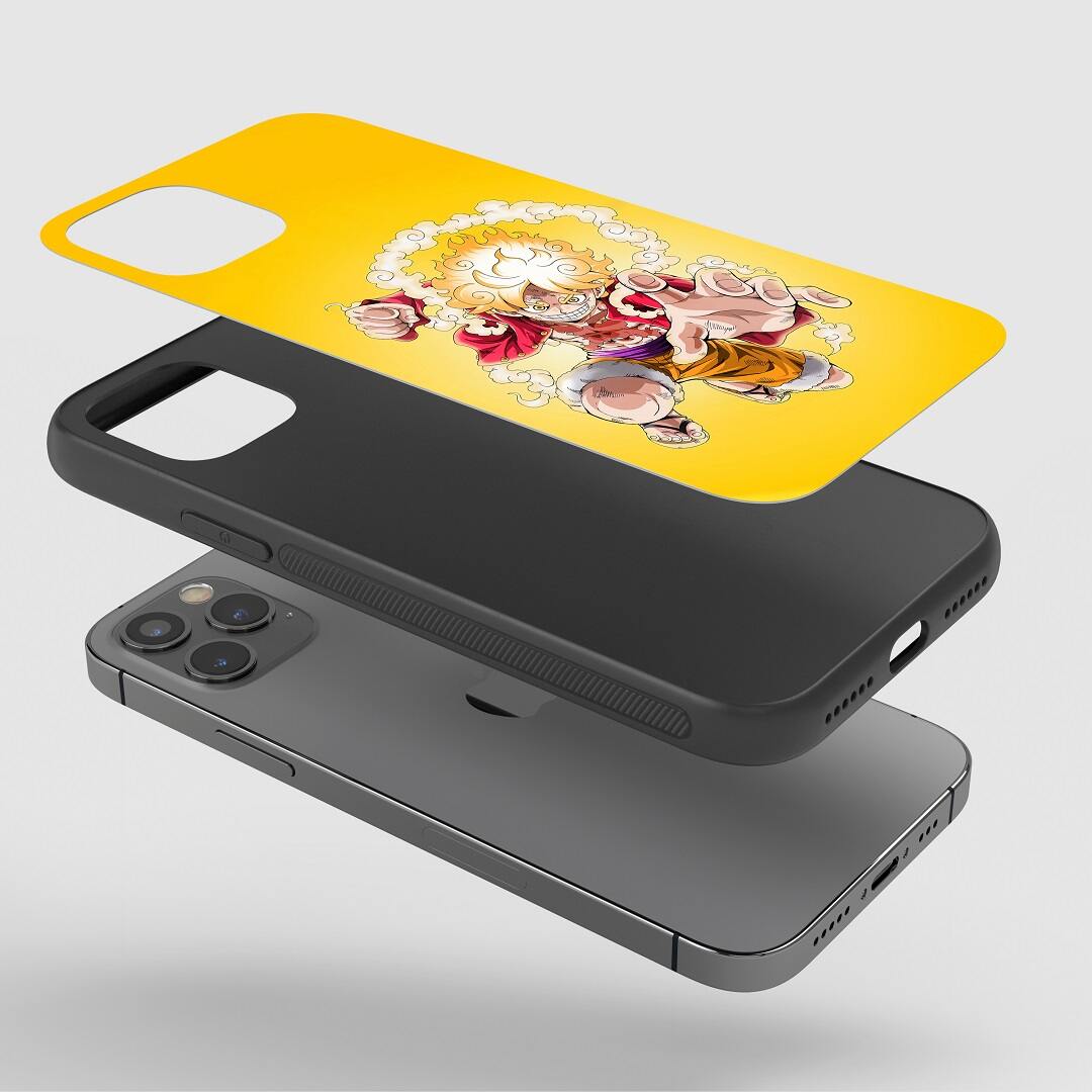 Luffy Yellow Silicone Armored Phone Case