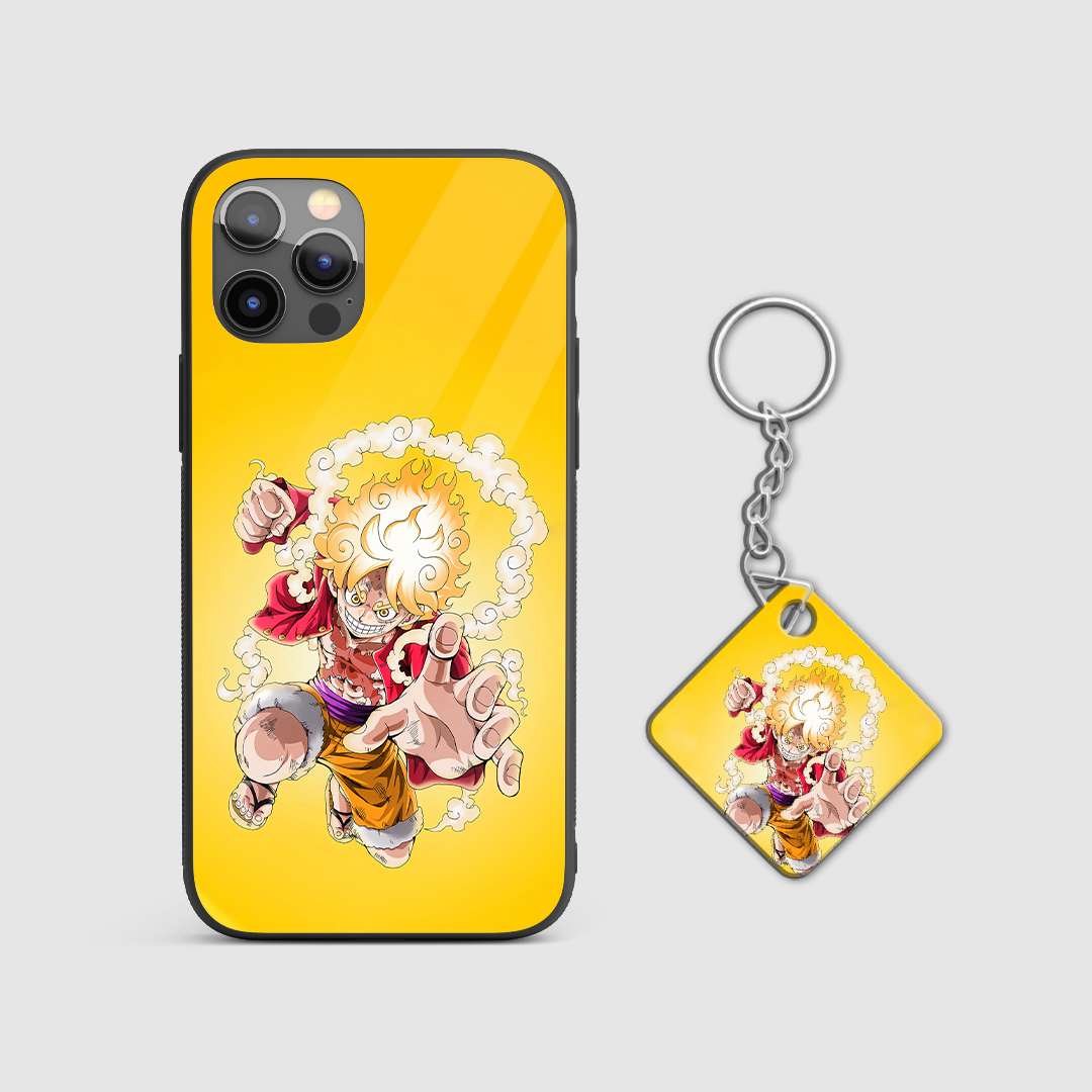 Luffy Yellow Silicone Armored Phone Case