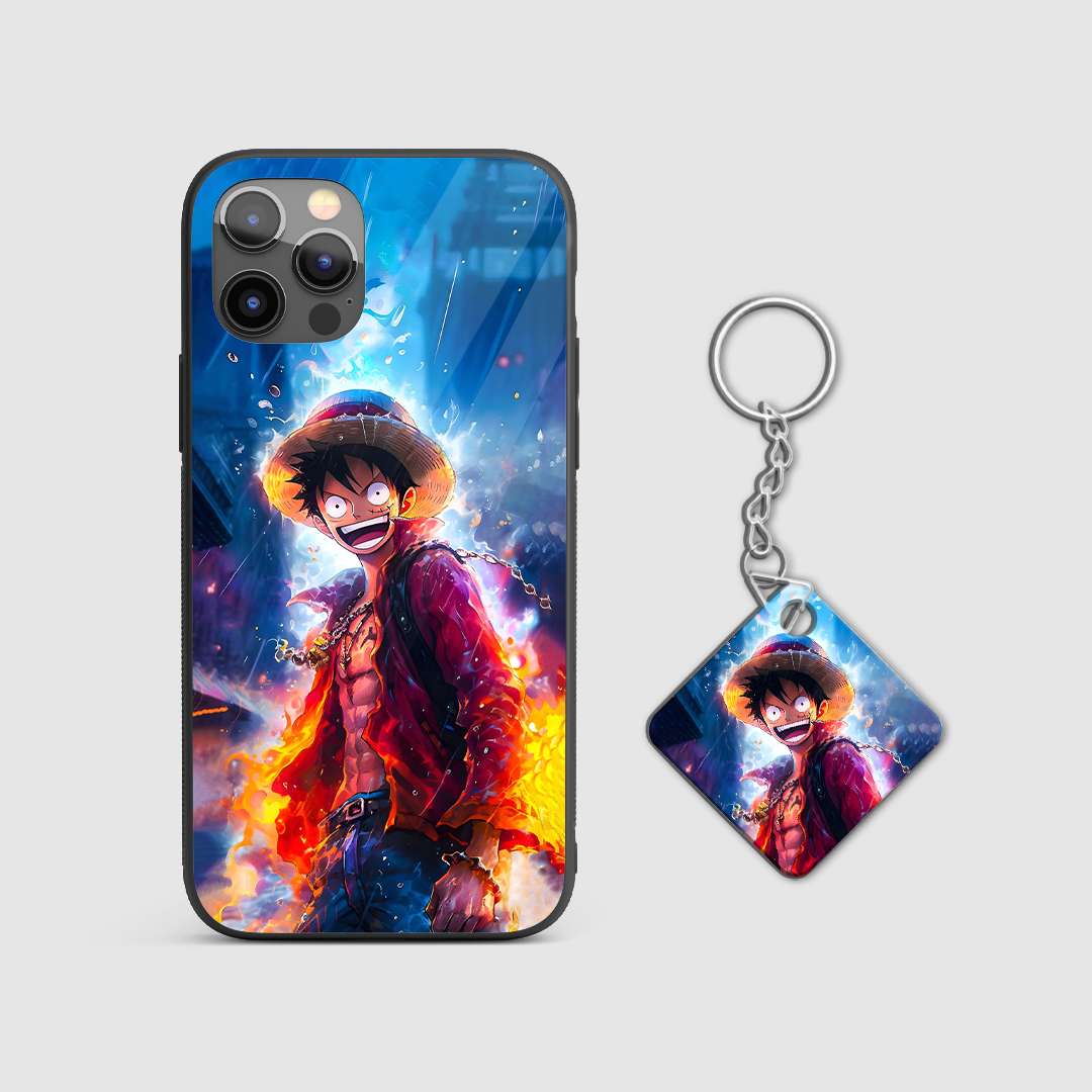 Luffy Laughing Silicone Armored Phone Case