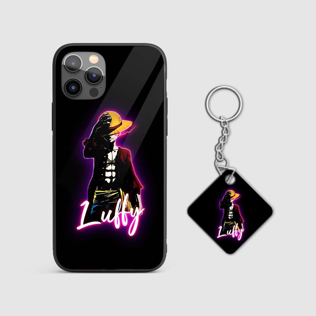 Luffy Neon Silicone Armored Phone Case