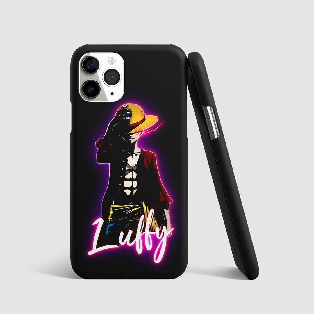 Luffy Neon Light Phone Cover