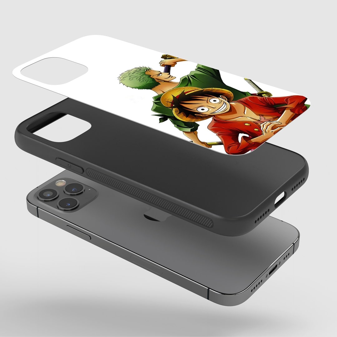 Luffy & Zoro Silicone Armored Phone Case