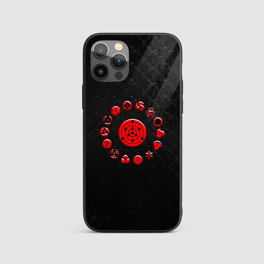 Mangekyou Sharingan Silicone Armored Phone Case