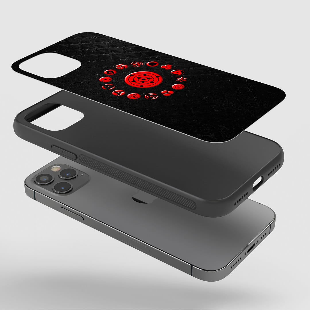 Mangekyou Sharingan Silicone Armored Phone Case