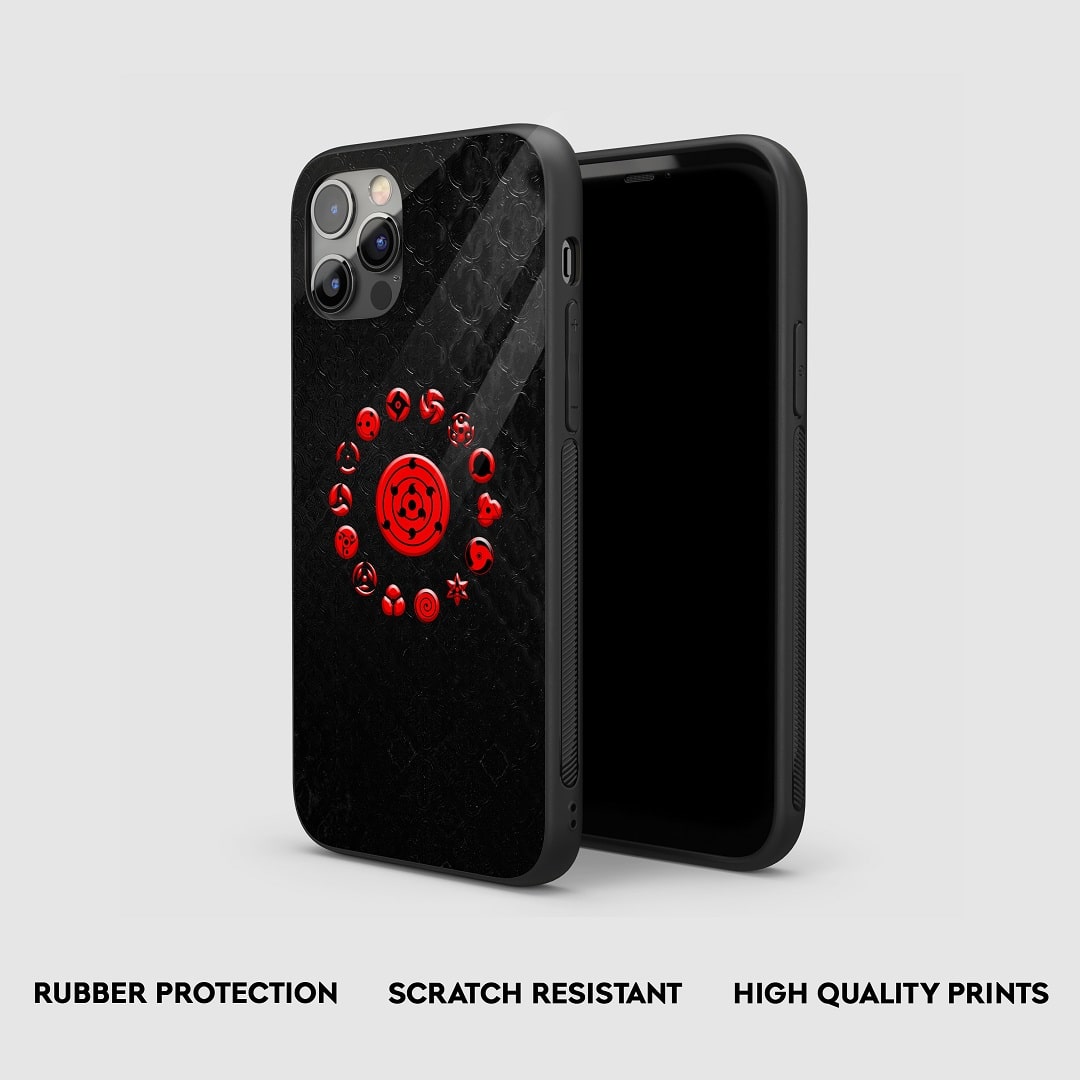 Mangekyou Sharingan Silicone Armored Phone Case