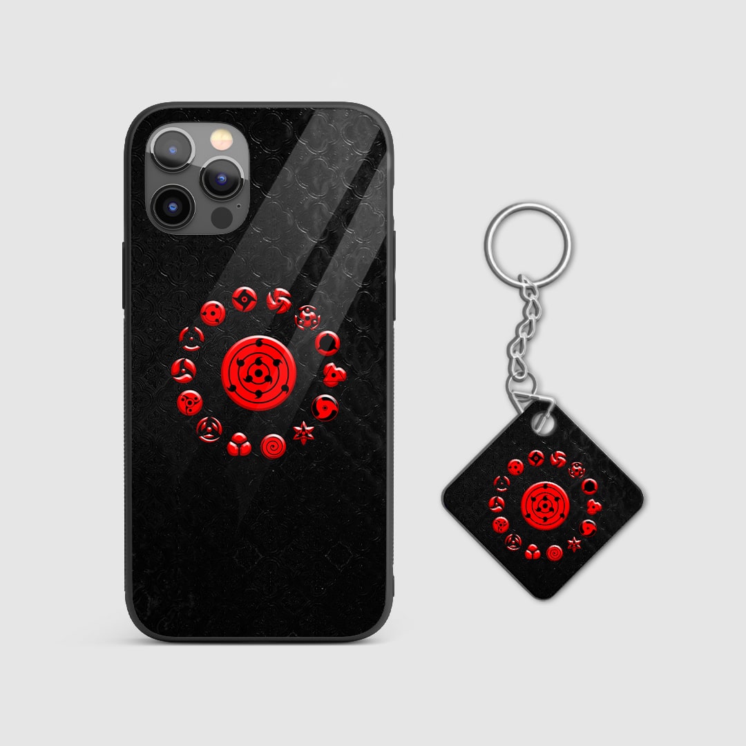 Mangekyou Sharingan Silicone Armored Phone Case