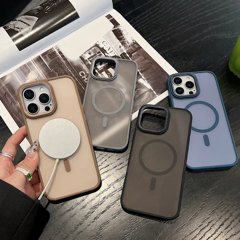 Premium Metal Smoke iPhone Phone Case