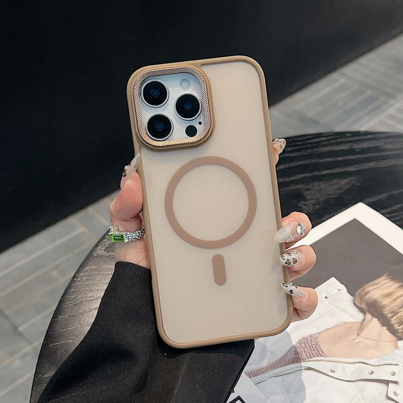 Premium Metal Smoke iPhone Phone Case