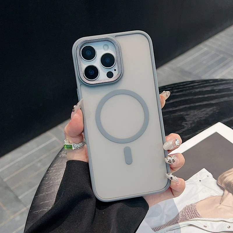 Premium Metal Smoke iPhone Phone Case